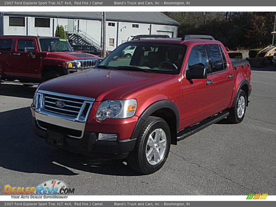 2007 Ford Explorer Sport Trac Xlt 4x4 Red Fire   Camel Photo #1 