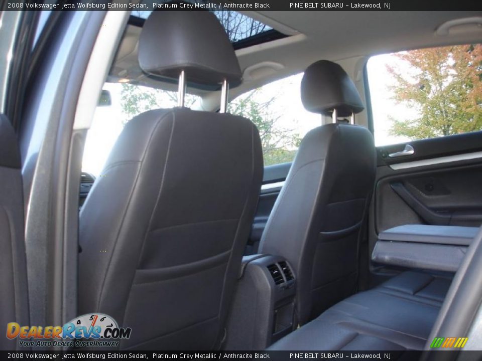 2008 Volkswagen Jetta Wolfsburg Edition Sedan Platinum Grey Metallic / Anthracite Black Photo #11