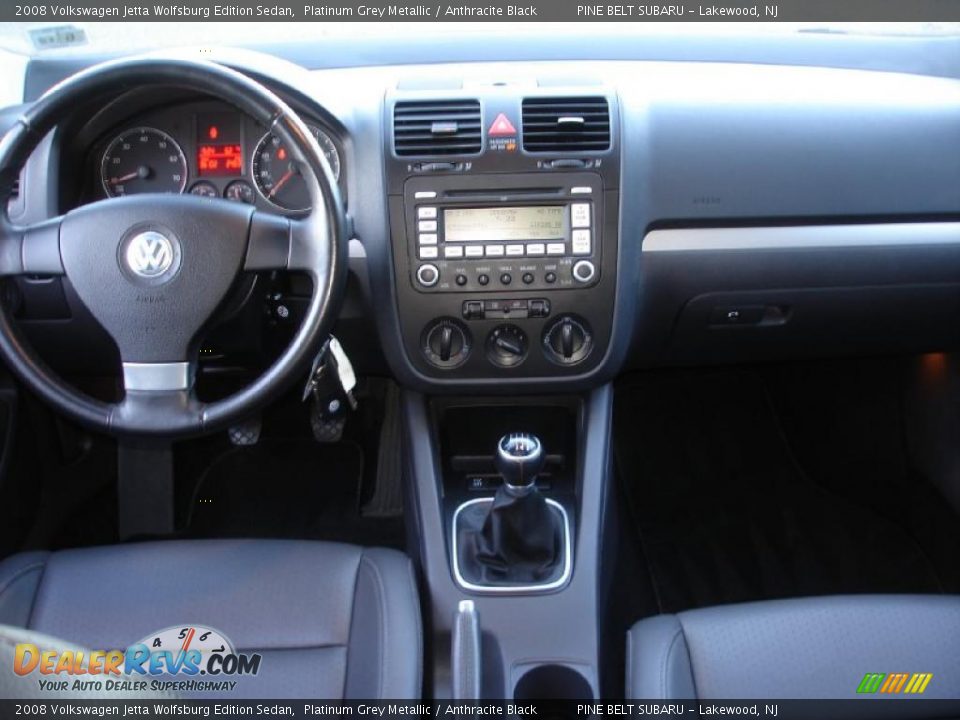 Dashboard of 2008 Volkswagen Jetta Wolfsburg Edition Sedan Photo #12