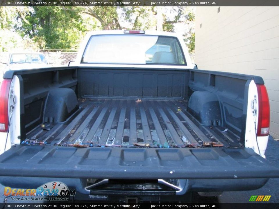 2000 Chevrolet Silverado 2500 Regular Cab 4x4 Summit White / Medium Gray Photo #7