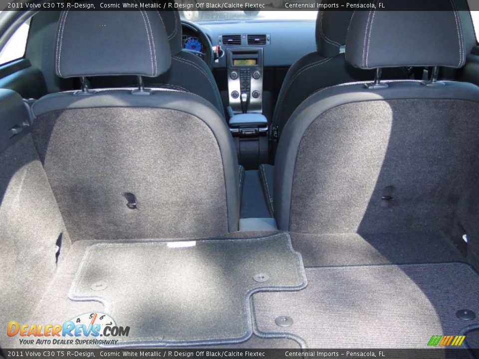 2011 Volvo C30 T5 R-Design Cosmic White Metallic / R Design Off Black/Calcite Flextec Photo #18