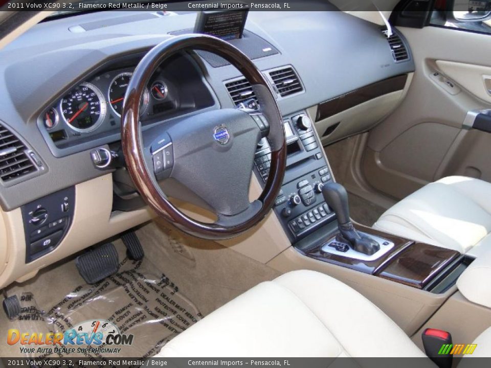 Beige Interior - 2011 Volvo XC90 3.2 Photo #5