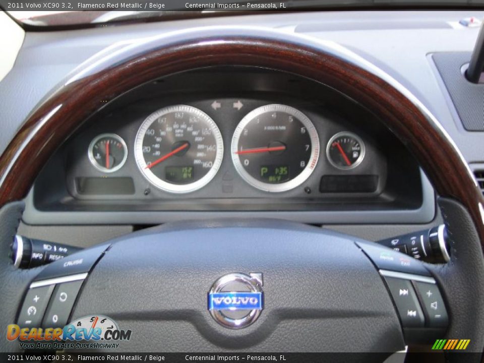 2011 Volvo XC90 3.2 Steering Wheel Photo #6