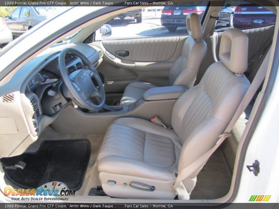 Dark Taupe Interior - 1999 Pontiac Grand Prix GTP Coupe Photo #7