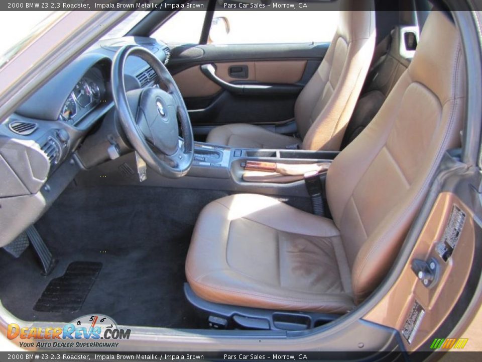 Impala Brown Interior - 2000 BMW Z3 2.3 Roadster Photo #6