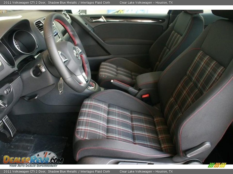 Interlagos Plaid Cloth Interior - 2011 Volkswagen GTI 2 Door Photo #5