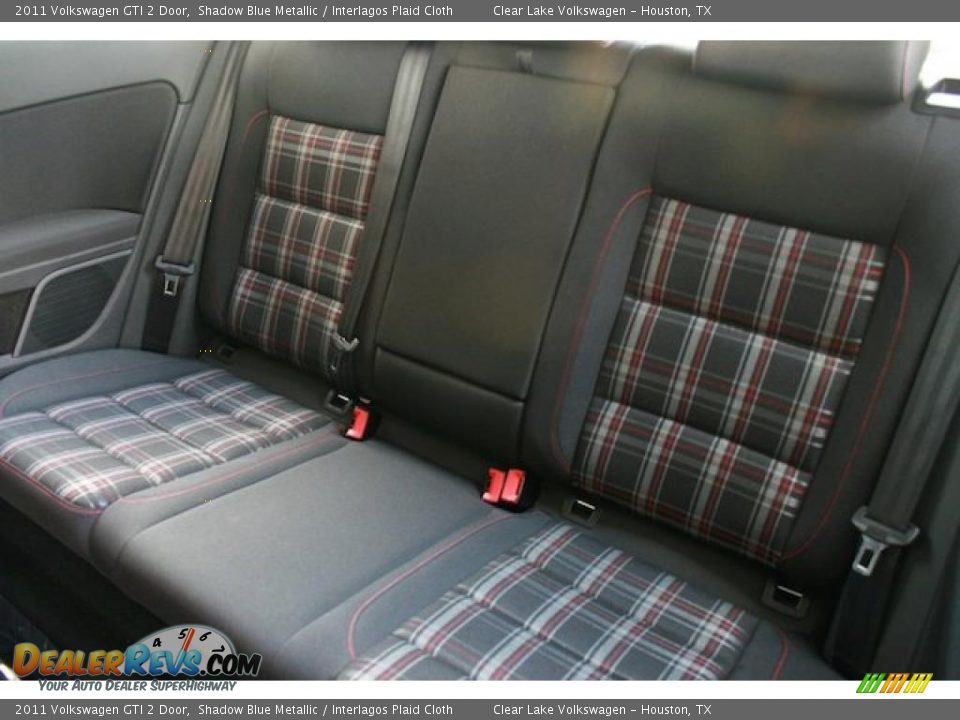Interlagos Plaid Cloth Interior - 2011 Volkswagen GTI 2 Door Photo #6