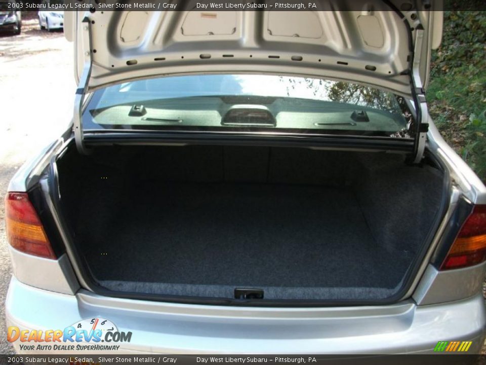 2003 Subaru Legacy L Sedan Silver Stone Metallic / Gray Photo #6