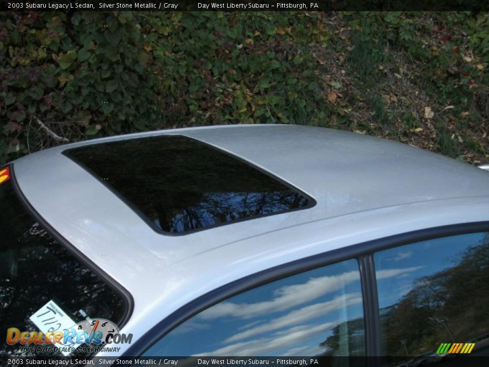 2003 Subaru Legacy L Sedan Silver Stone Metallic / Gray Photo #11