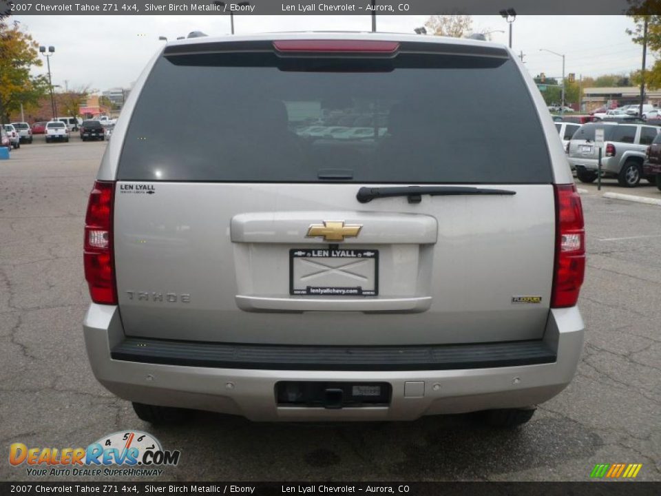 2007 Chevrolet Tahoe Z71 4x4 Silver Birch Metallic / Ebony Photo #5