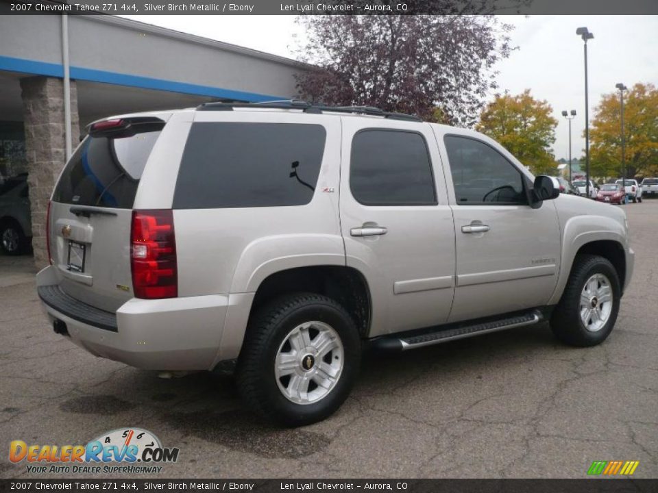 2007 Chevrolet Tahoe Z71 4x4 Silver Birch Metallic / Ebony Photo #6