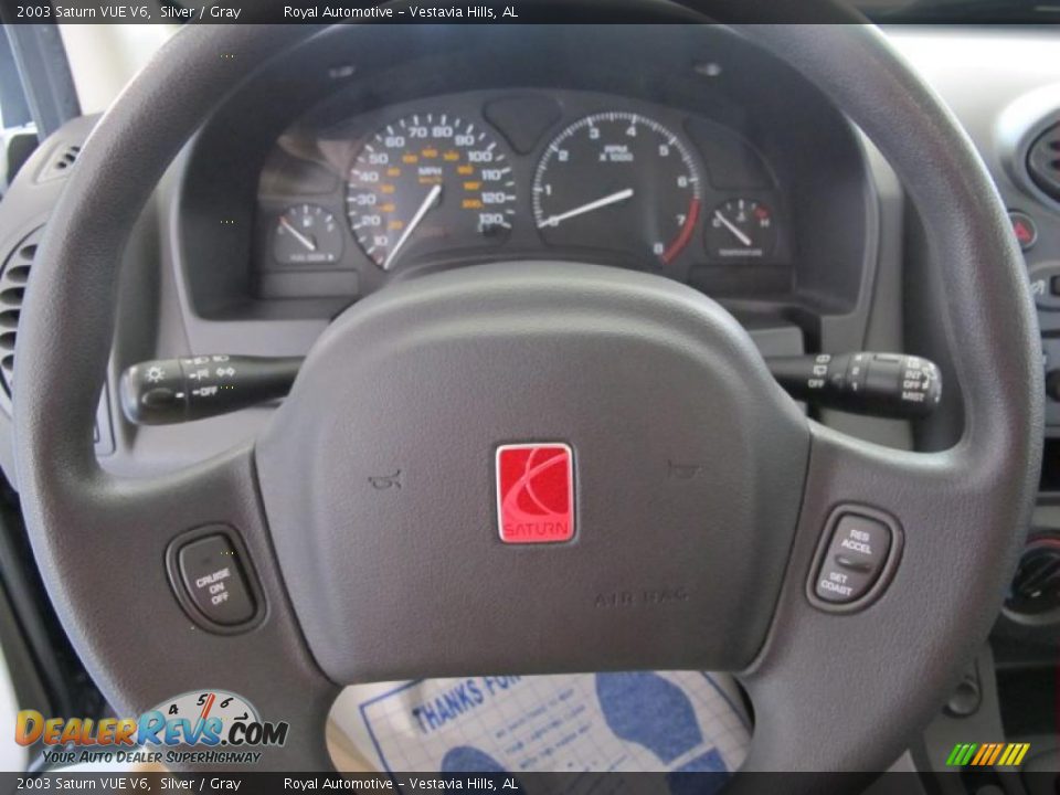 2003 Saturn VUE V6 Steering Wheel Photo #18