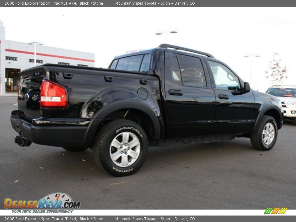 Black 2008 Ford Explorer Sport Trac XLT 4x4 Photo #2