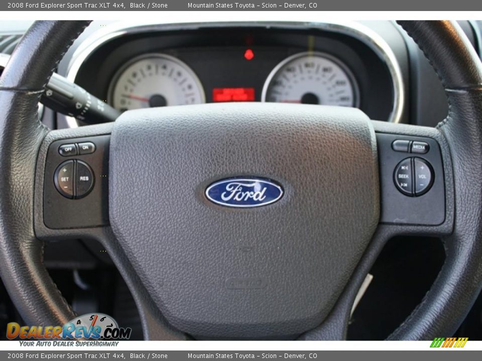 2008 Ford Explorer Sport Trac XLT 4x4 Black / Stone Photo #16