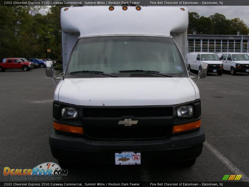2003 Chevrolet Express 3500 Cutaway Commercial Summit White / Medium Dark Pewter Photo #2