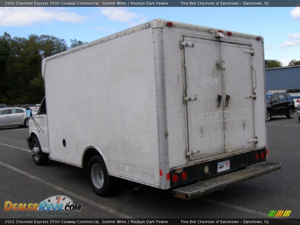 2003 Chevrolet Express 3500 Cutaway Commercial Summit White / Medium Dark Pewter Photo #5