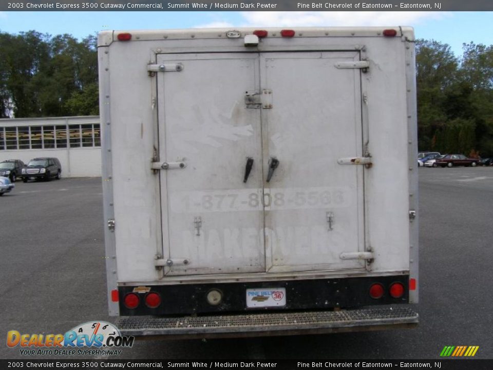 2003 Chevrolet Express 3500 Cutaway Commercial Summit White / Medium Dark Pewter Photo #6