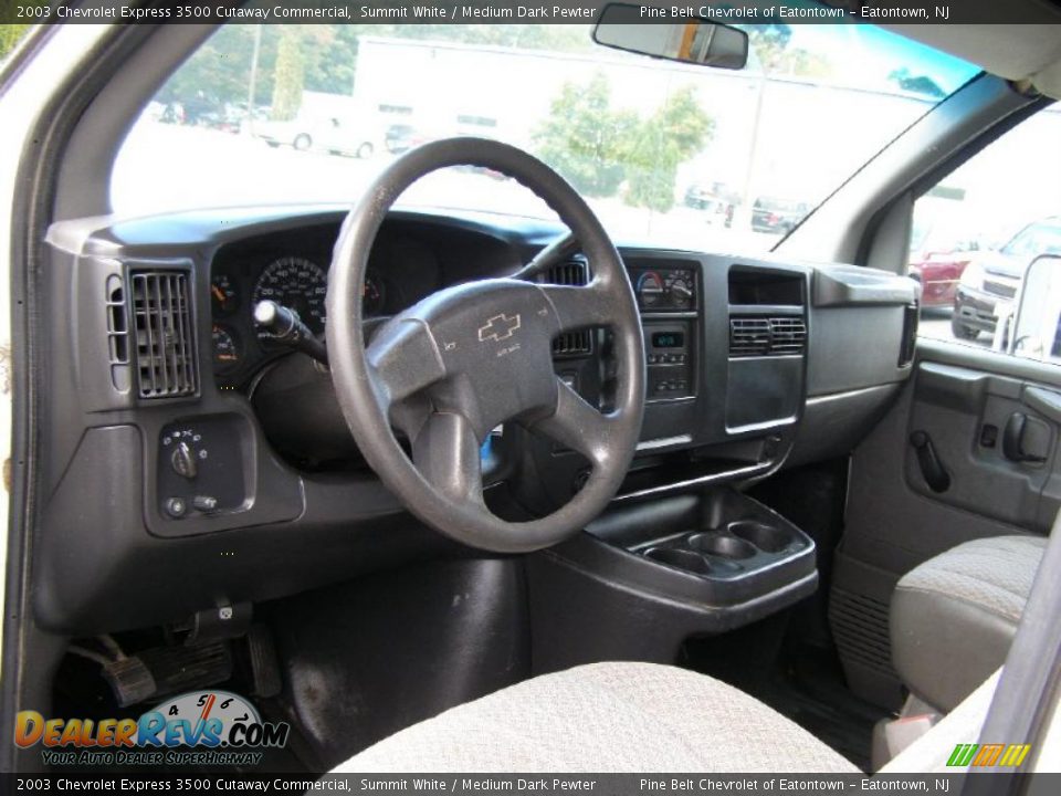 2003 Chevrolet Express 3500 Cutaway Commercial Summit White / Medium Dark Pewter Photo #10