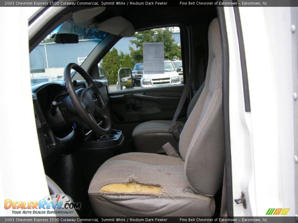 2003 Chevrolet Express 3500 Cutaway Commercial Summit White / Medium Dark Pewter Photo #12
