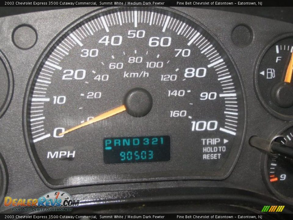 2003 Chevrolet Express 3500 Cutaway Commercial Summit White / Medium Dark Pewter Photo #14