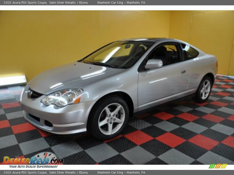 2003 Acura RSX Sports Coupe Satin Silver Metallic / Ebony Photo #2