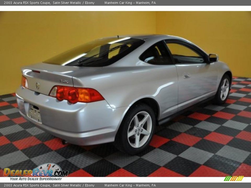 2003 Acura RSX Sports Coupe Satin Silver Metallic / Ebony Photo #4