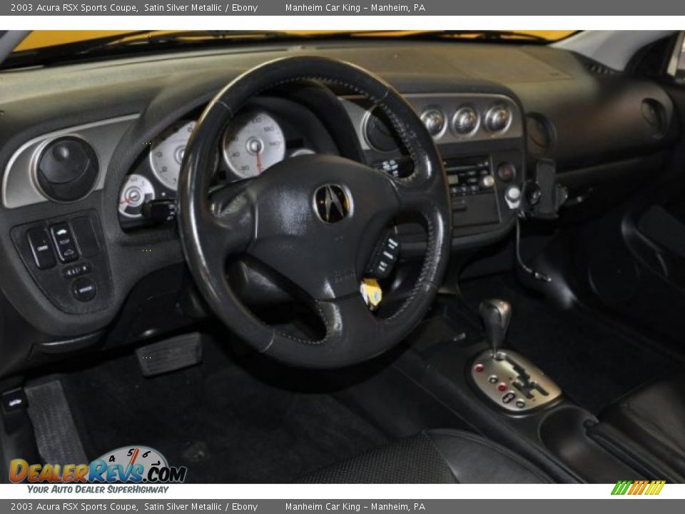 2003 Acura RSX Sports Coupe Satin Silver Metallic / Ebony Photo #5