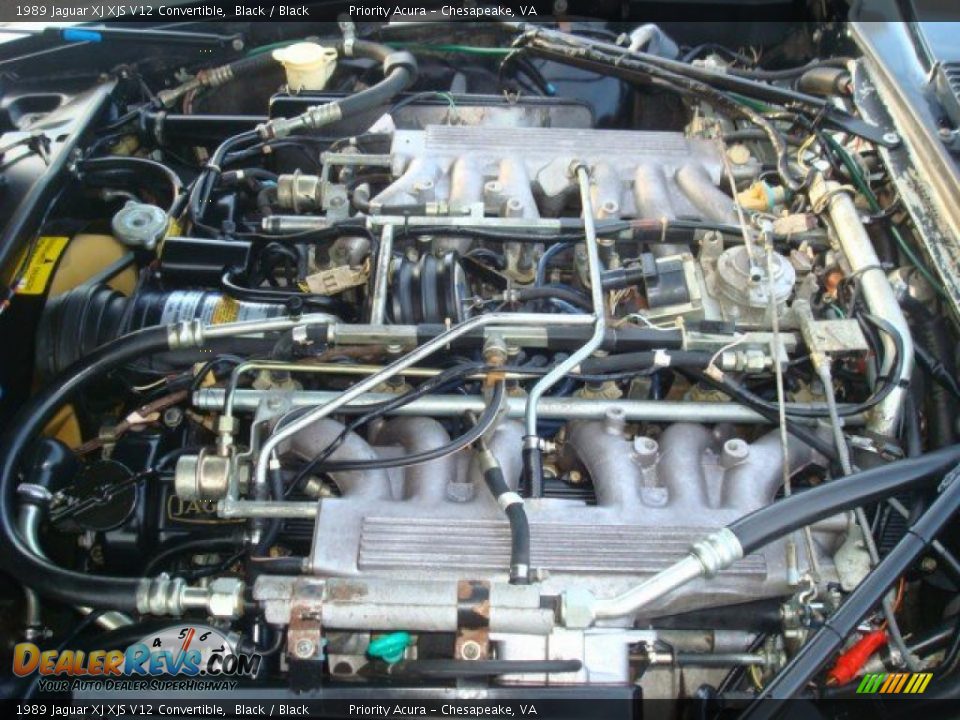 1989 Jaguar XJ XJS V12 Convertible 5.3 Liter SOHC 24-Valve V12 Engine Photo #33