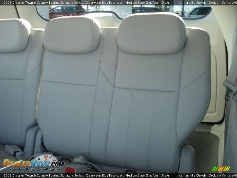 2008 Chrysler Town & Country Touring Signature Series Clearwater Blue Pearlcoat / Medium Slate Gray/Light Shale Photo #13