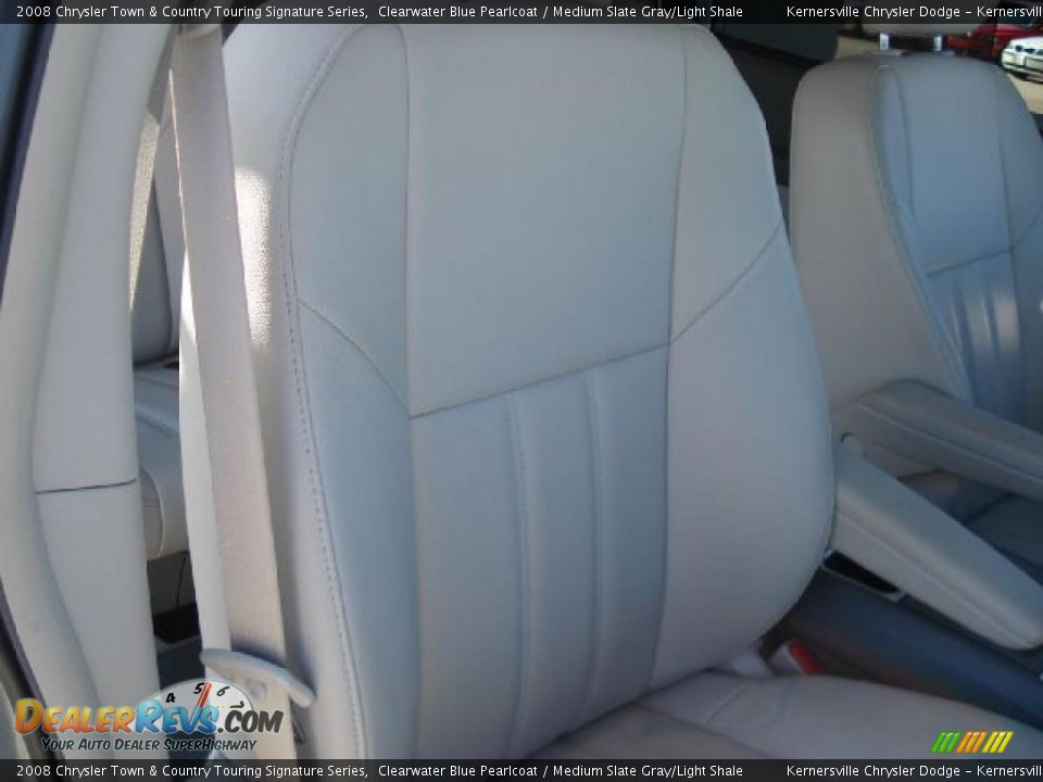 2008 Chrysler Town & Country Touring Signature Series Clearwater Blue Pearlcoat / Medium Slate Gray/Light Shale Photo #20