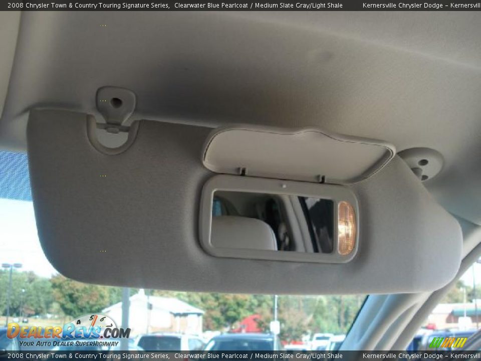 2008 Chrysler Town & Country Touring Signature Series Clearwater Blue Pearlcoat / Medium Slate Gray/Light Shale Photo #22