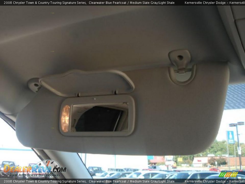 2008 Chrysler Town & Country Touring Signature Series Clearwater Blue Pearlcoat / Medium Slate Gray/Light Shale Photo #23
