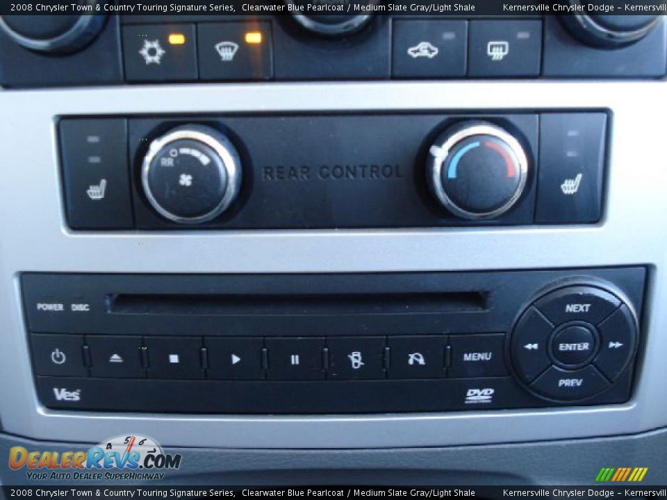 2008 Chrysler Town & Country Touring Signature Series Clearwater Blue Pearlcoat / Medium Slate Gray/Light Shale Photo #27