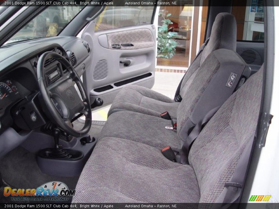 Agate Interior - 2001 Dodge Ram 1500 SLT Club Cab 4x4 Photo #7