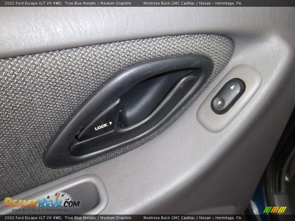 2002 Ford Escape XLT V6 4WD True Blue Metallic / Medium Graphite Photo #20