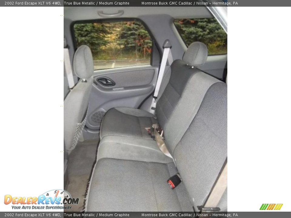 2002 Ford Escape XLT V6 4WD True Blue Metallic / Medium Graphite Photo #21