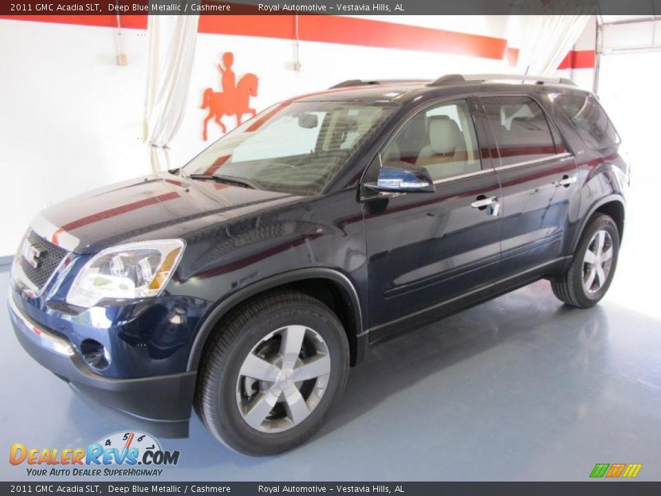 2011 GMC Acadia SLT Deep Blue Metallic / Cashmere Photo #1