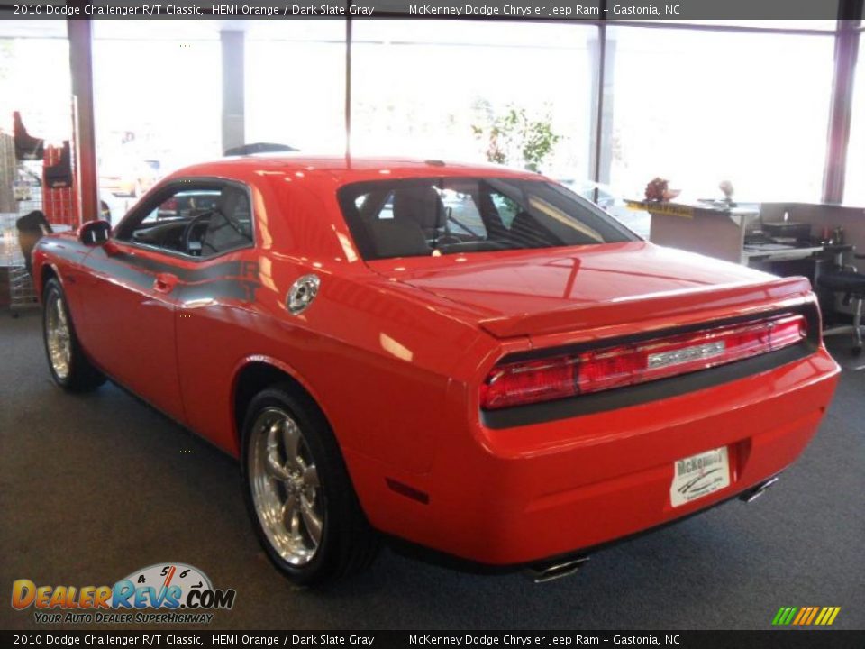 2010 Dodge Challenger R/T Classic HEMI Orange / Dark Slate Gray Photo #2