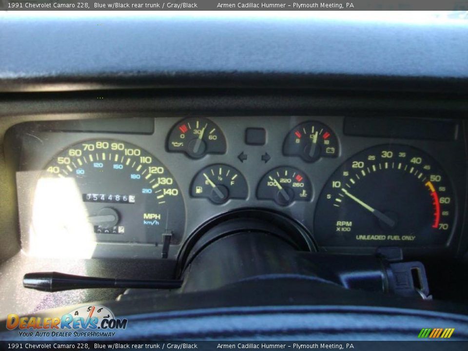 1991 Chevrolet Camaro Z28 Gauges Photo #35