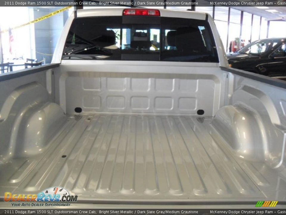 2011 Dodge Ram 1500 SLT Outdoorsman Crew Cab Bright Silver Metallic / Dark Slate Gray/Medium Graystone Photo #18