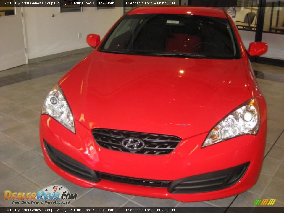 2011 Hyundai Genesis Coupe 2.0T Tsukuba Red / Black Cloth Photo #3