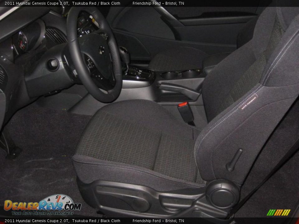 2011 Hyundai Genesis Coupe 2.0T Tsukuba Red / Black Cloth Photo #13