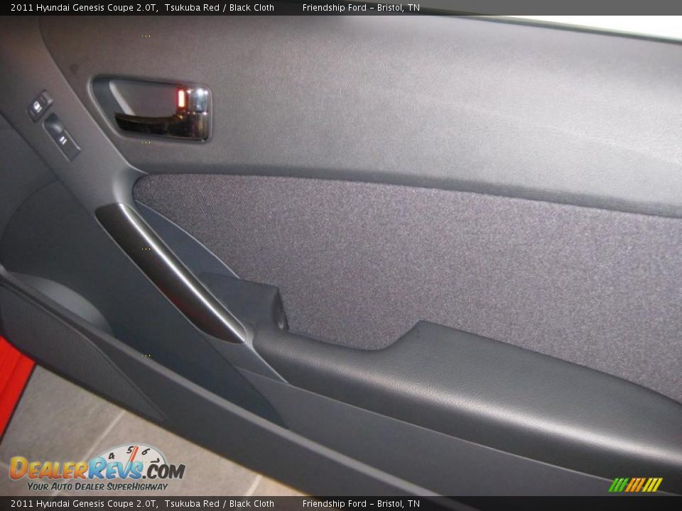 2011 Hyundai Genesis Coupe 2.0T Tsukuba Red / Black Cloth Photo #21
