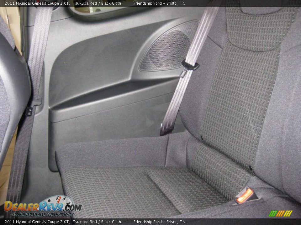 Black Cloth Interior - 2011 Hyundai Genesis Coupe 2.0T Photo #24