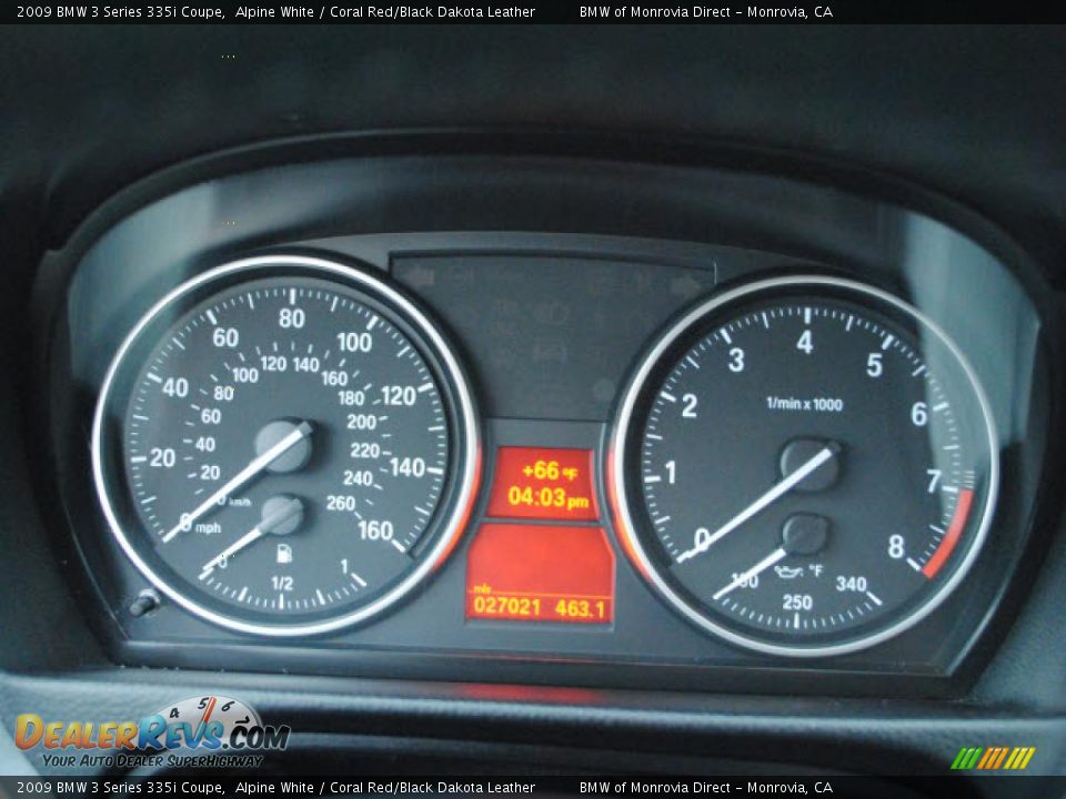 2009 BMW 3 Series 335i Coupe Gauges Photo #18