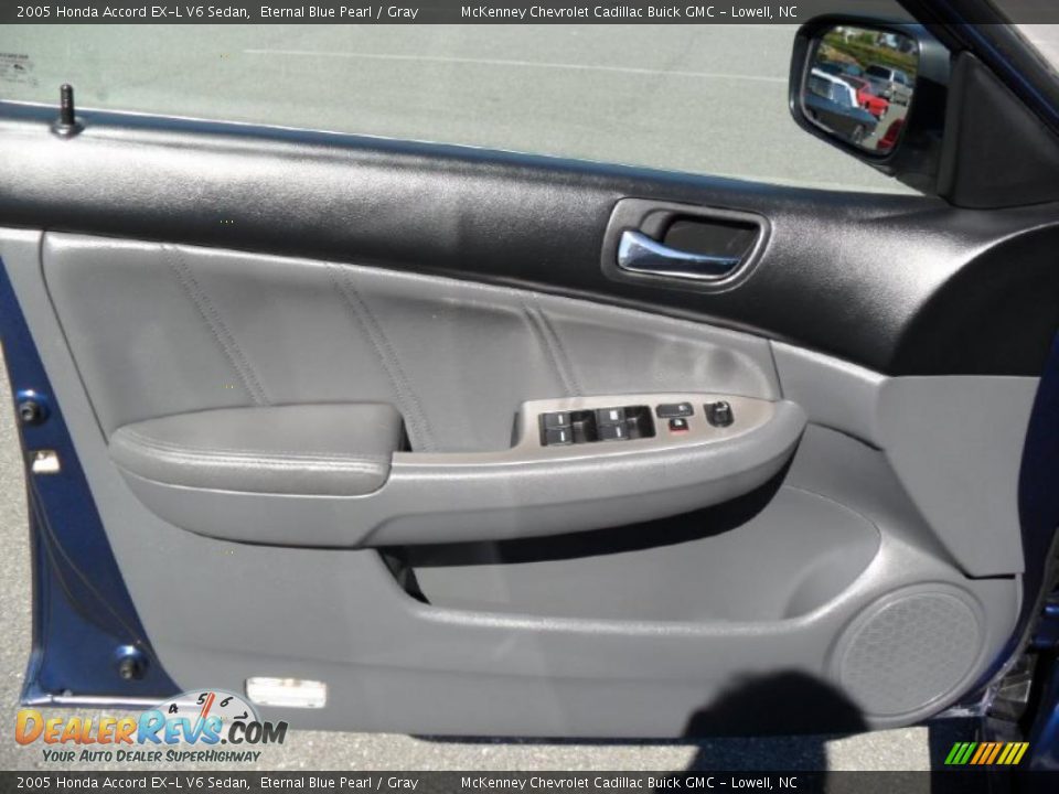 2005 Honda Accord EX-L V6 Sedan Eternal Blue Pearl / Gray Photo #7
