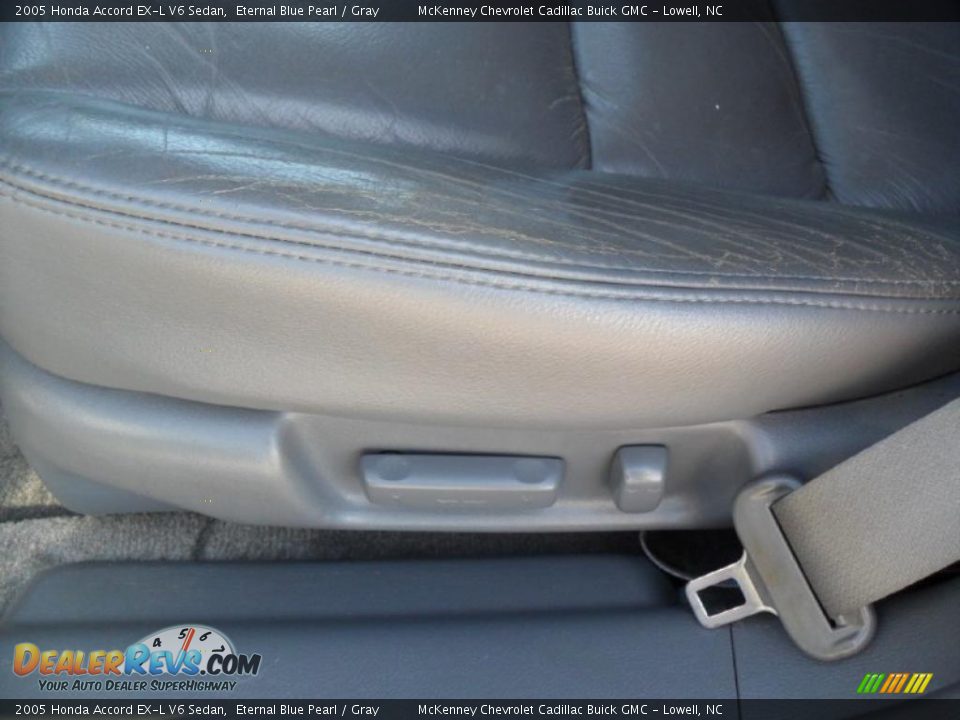 2005 Honda Accord EX-L V6 Sedan Eternal Blue Pearl / Gray Photo #9