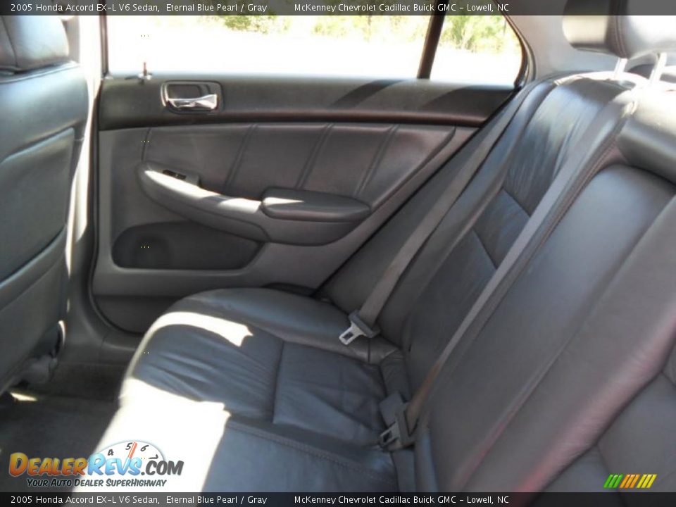 2005 Honda Accord EX-L V6 Sedan Eternal Blue Pearl / Gray Photo #15