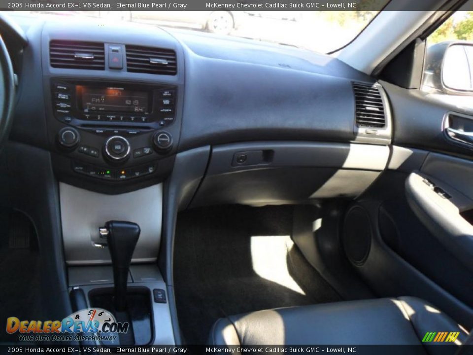 2005 Honda Accord EX-L V6 Sedan Eternal Blue Pearl / Gray Photo #17