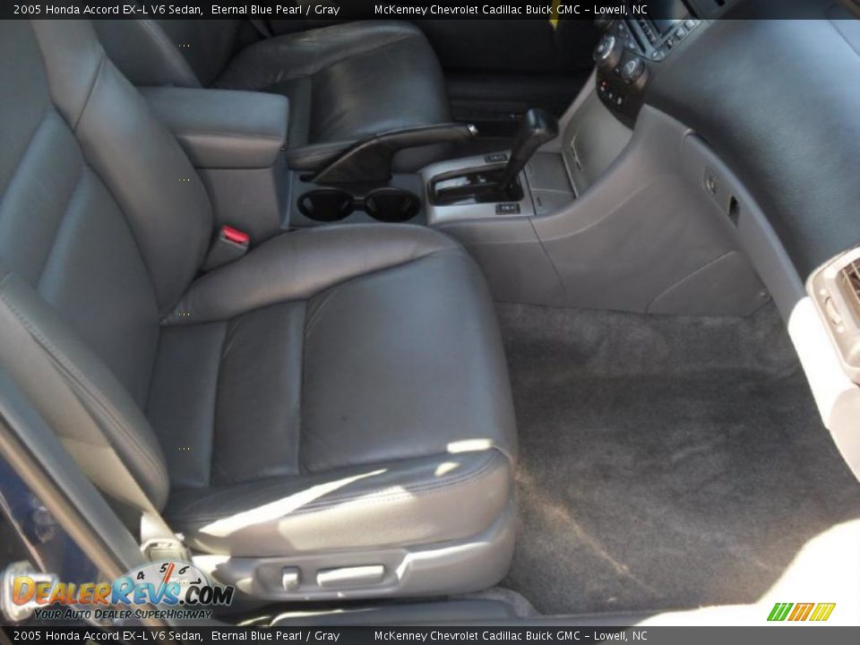 2005 Honda Accord EX-L V6 Sedan Eternal Blue Pearl / Gray Photo #20